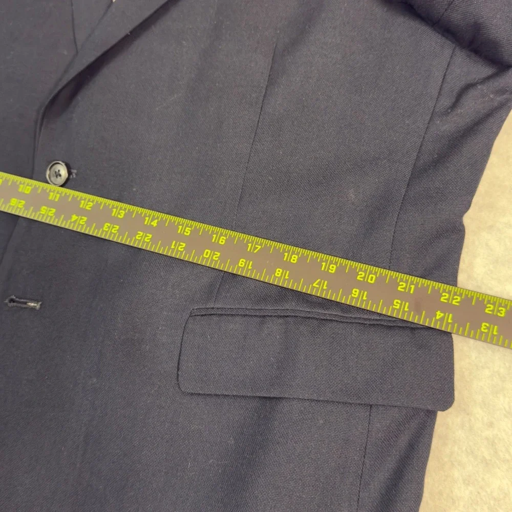 CROFT & BARROW Men's Blazer Sz. 44S Poly/Rayon Blend Dark Gray Sport Coat Jacket